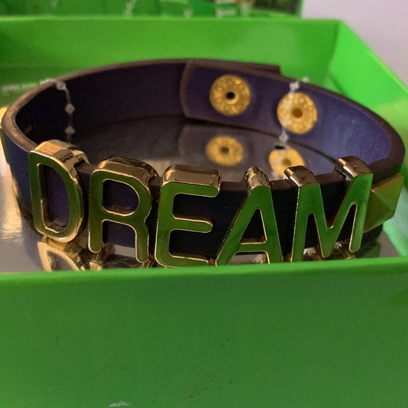 New in Boxes -Dream Out Loud thick bracelet LOVE and DREAM  Pink and Purple - Picture 3 of 3